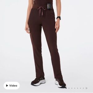 Figs Espresso Yola Skinny Scrub Pant - size small